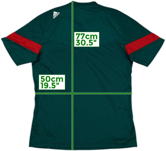 2014-15 AC Milan adidas Training Shirt - 9/10 - (L)