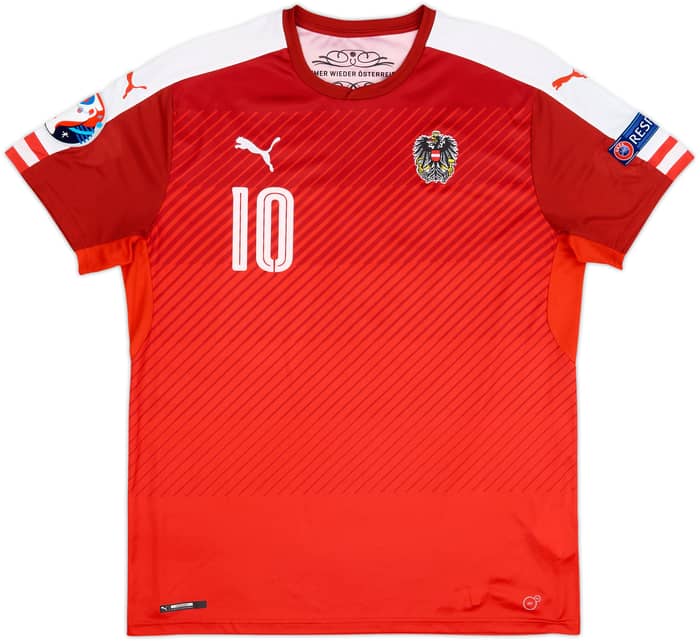 2016-17 Austria Home Shirt Junuzovic #10 - 5/10 - (XL)