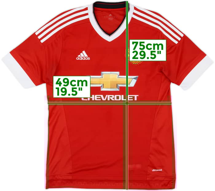 2015-16 Manchester United Home Shirt Rooney #10 - 6/10 - (M)