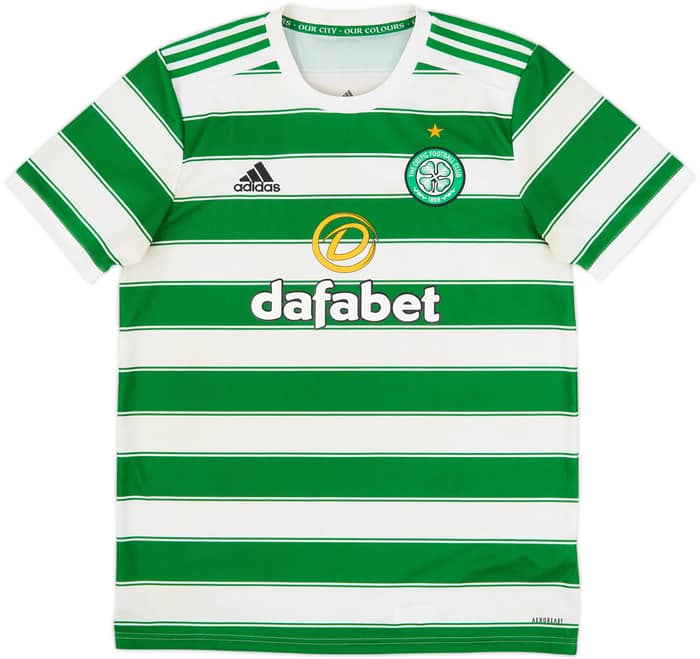 2021-22 Celtic Home Shirt - 7/10 - (L)
