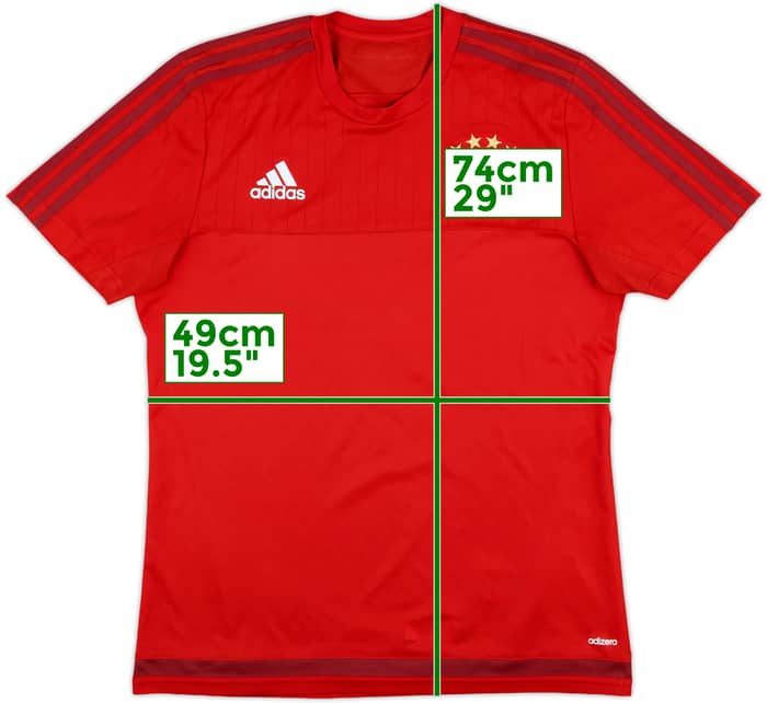 2015-16 Bayern Munich adidas Training Shirt - 8/10 - (M)