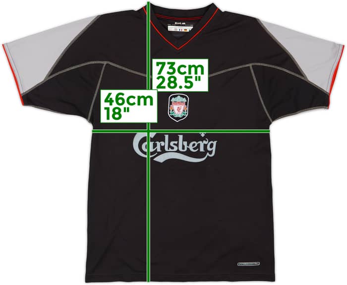 2002-04 Liverpool Away Shirt Gerrard #17 - 6/10 - (S)
