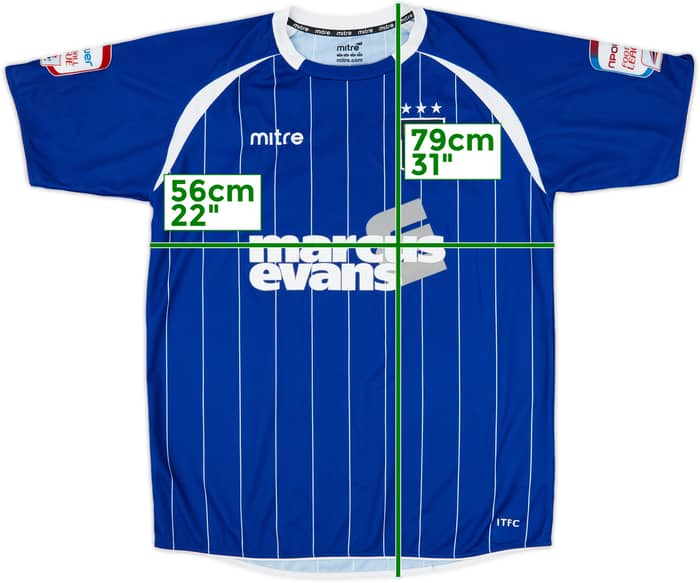 2014-15 Ipswich Home Shirt Delaney #5 - 7/10 - (L)
