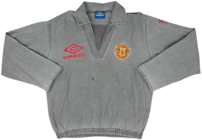1994-95 Manchester United Umbro Drill Top - 6/10 - (S)