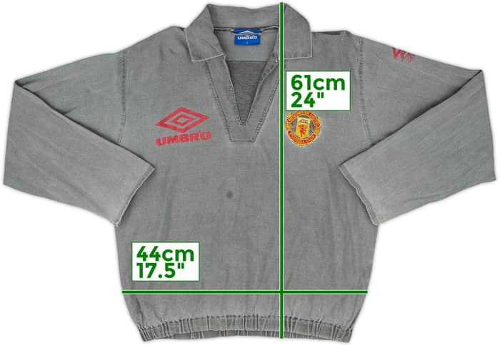 1994-95 Manchester United Umbro Drill Top - 6/10 - (S)