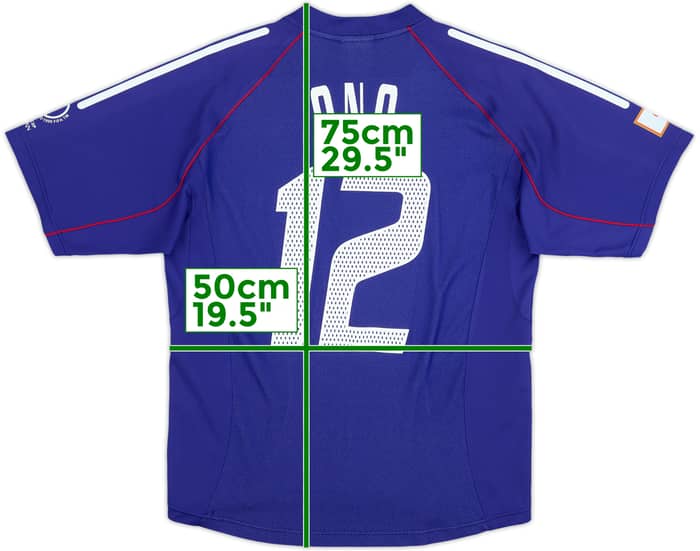 2002-04 Japan Home Shirt Ono #12 - 9/10 - (M)