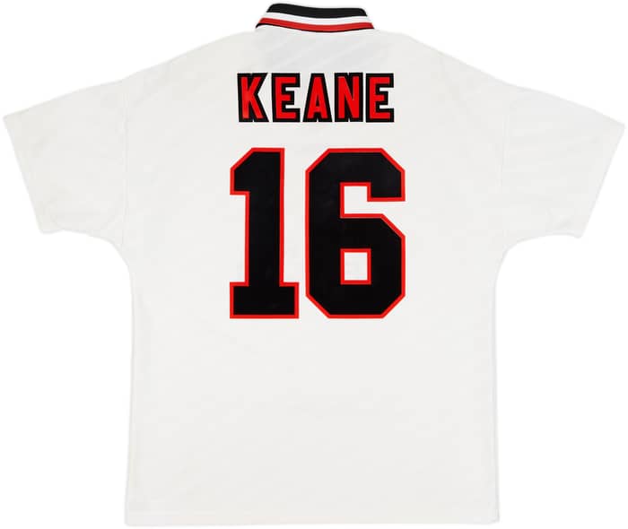 1996-97 Manchester United Away Shirt Keane #16 - 7/10 - (L)