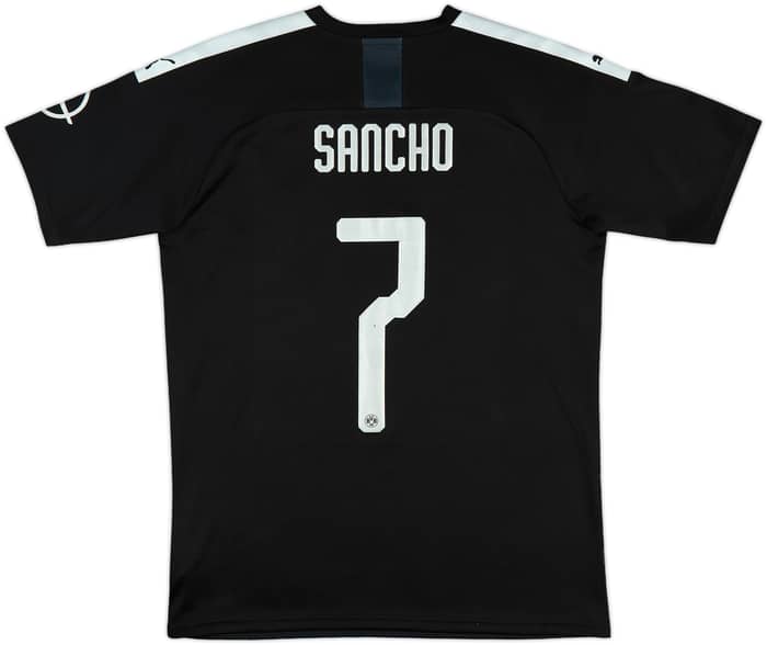 2019-20 Borussia Dortmund Away Shirt Sancho #7 - 8/10 - (M)