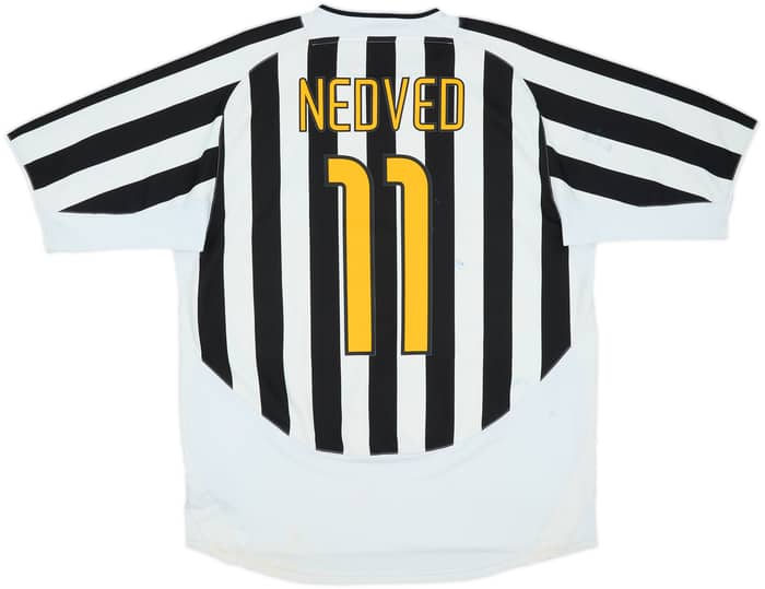 2003-04 Juventus Home Shirt Nedved #11 - 5/10 - (XL)