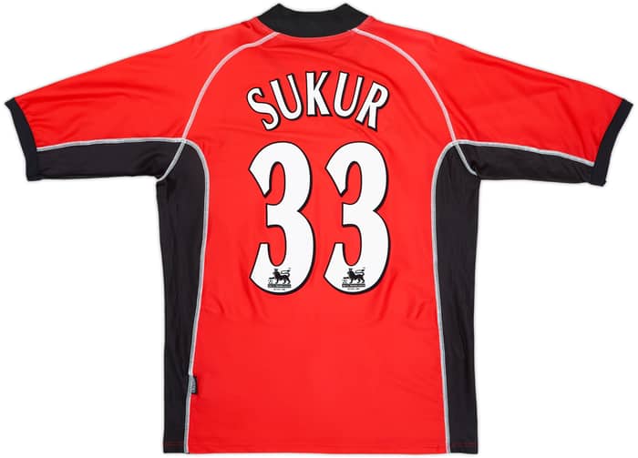 2002-03 Blackburn Rovers Away Shirt Sukur #33 - 9/10 - (L)