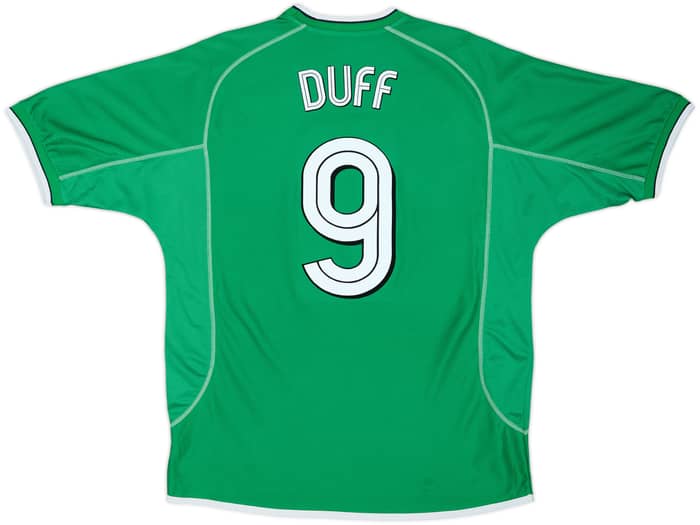2002-03 Ireland Home Shirt Duff #9 - 8/10 - (XL)