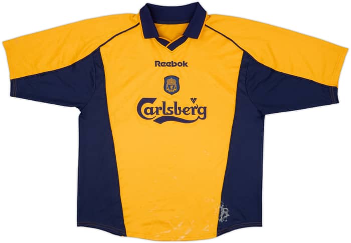 2000-02 Liverpool Camiseta Visitante Fowler #9 - 5/10 - (L)