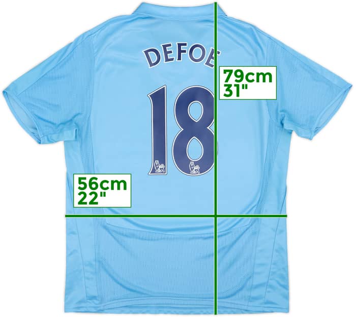 2008-09 Tottenham Away Shirt Defoe #18 - 6/10 - (L)
