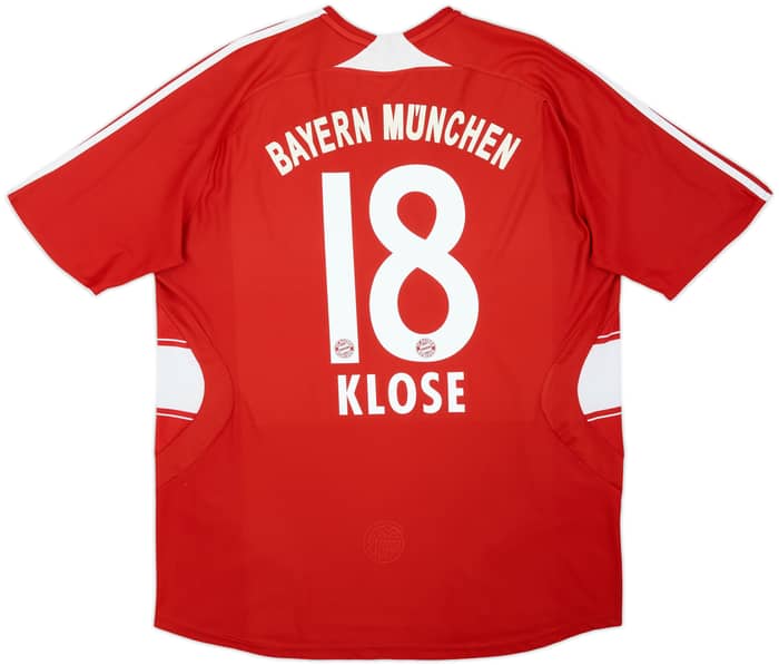 2007-08 Bayern Munich Home Shirt Klose #18 - 6/10 - (XL)