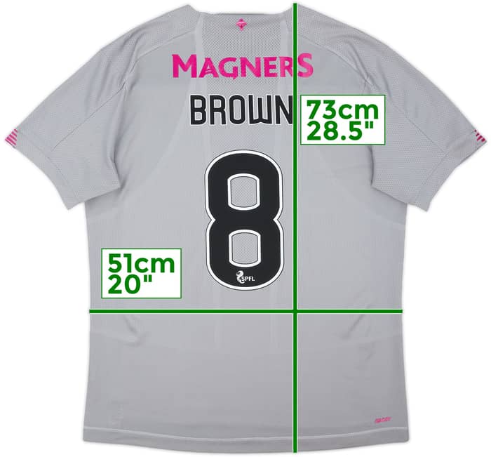 2019-20 Celtic Third Shirt Brown #8 - 6/10 - (M)