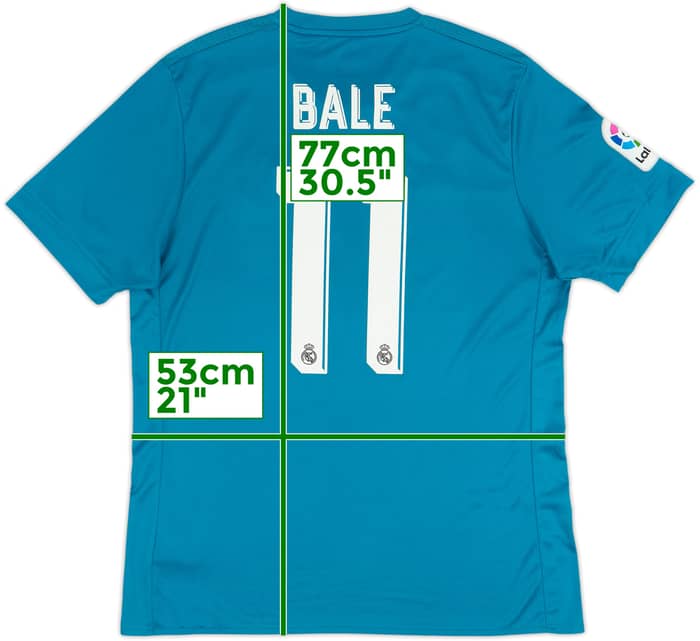 2017-18 Real Madrid Third Shirt Bale #11 - 7/10 - (L)