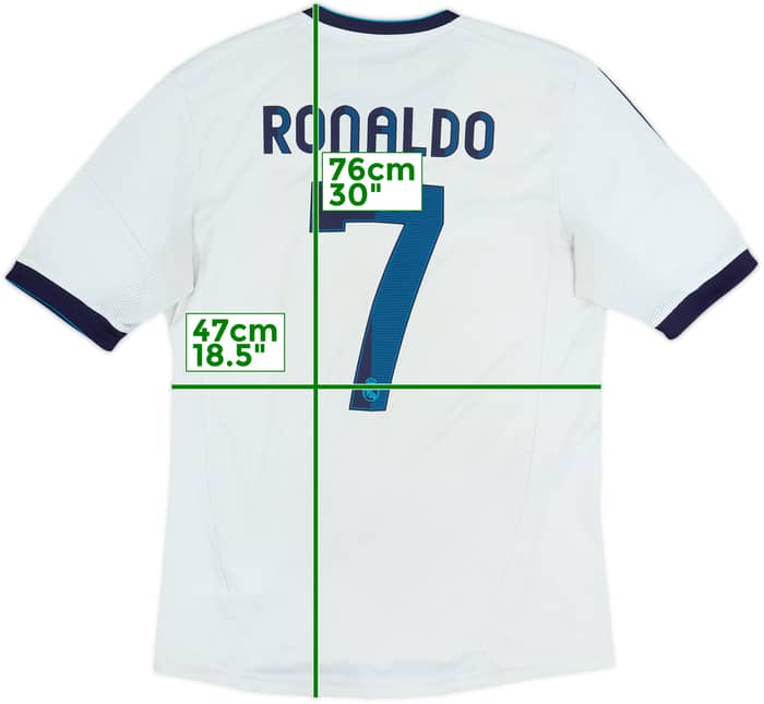 2012-13 Real Madrid Home Shirt Ronaldo #7 - 5/10 - (M)