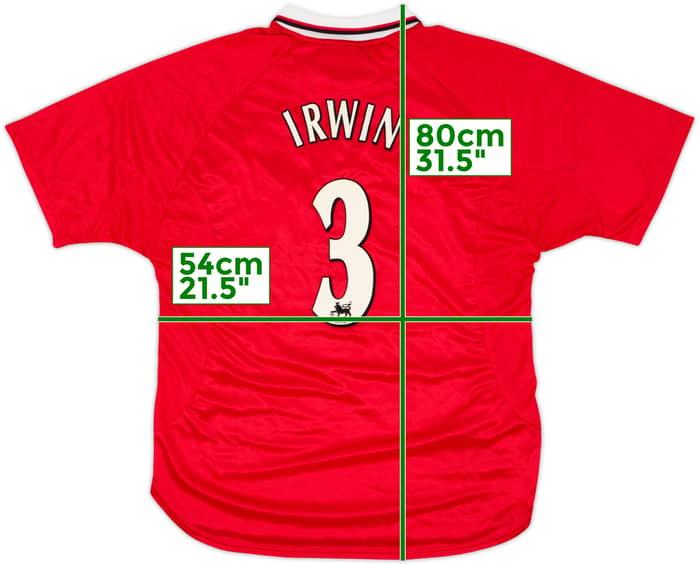 1999-00 Manchester United 'CL Winners' Shirt Irwin #3 (XL)
