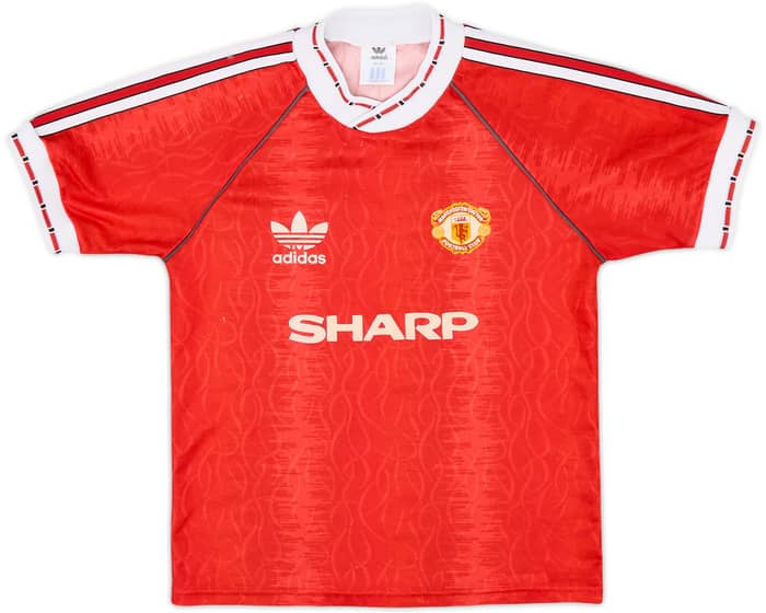 Camiseta de local del Manchester United 1990-92 - 7/10 - (13-14 Años)