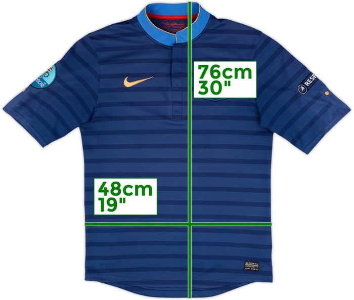 Camiseta de local de France 2012-13 - 7/10 - (S)