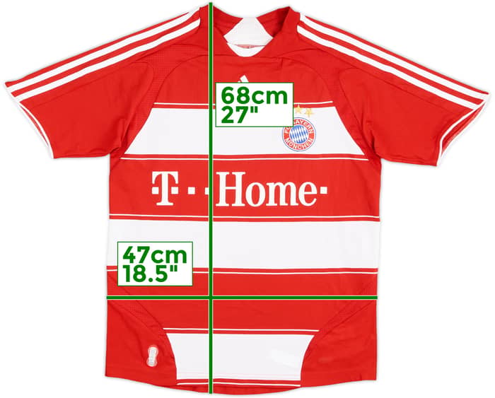 2007-08 Bayern Munich Home Shirt - 6/10 - (L.Boys)