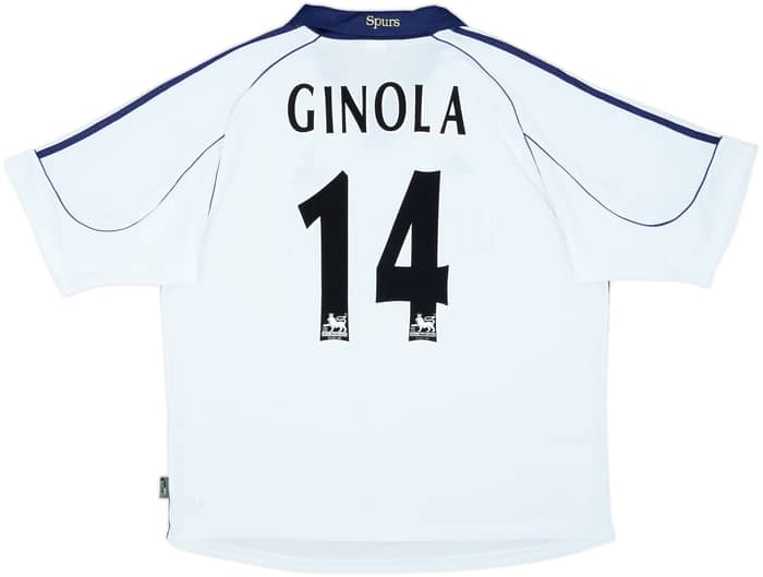 1999-01 Tottenham Home Shirt Ginola #14 - 7/10 - (XL)