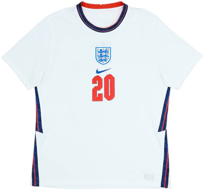 2020-22 England Home Shirt Foden #20 - 8/10 - (L)