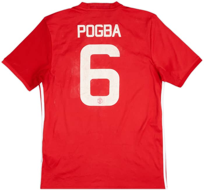 2016-17 Manchester United Home Shirt Pogba #6 - 4/10 - (M)