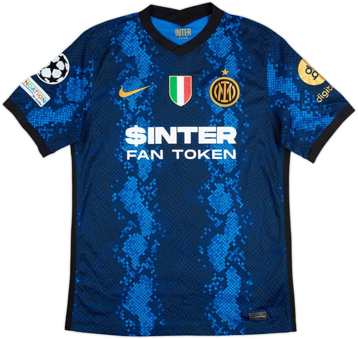 2021-22 Inter Milan Home Shirt - 8/10 - (M)