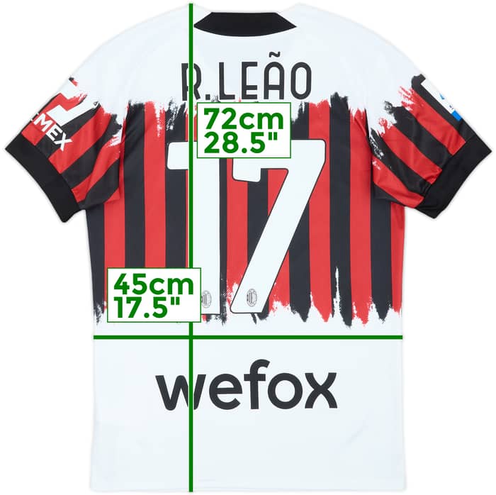 2021-22 AC Milan x NEMEN Fourth Shirt R.Leao #17 - 8/10 - (S)