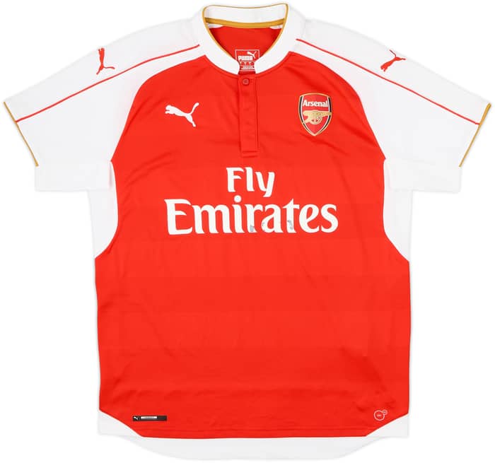 2015-16 Arsenal Local Camiseta Arteta #8 - 6/10 - (L)