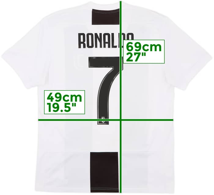 2018-19 Juventus Home Shirt Ronaldo #7 - 6/10 - (XL.Boys)