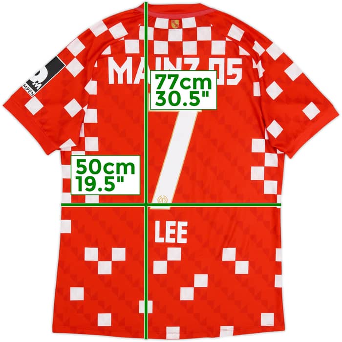 2024-25 FSV Mainz Home Shirt Lee #7 - 8/10 - (M)