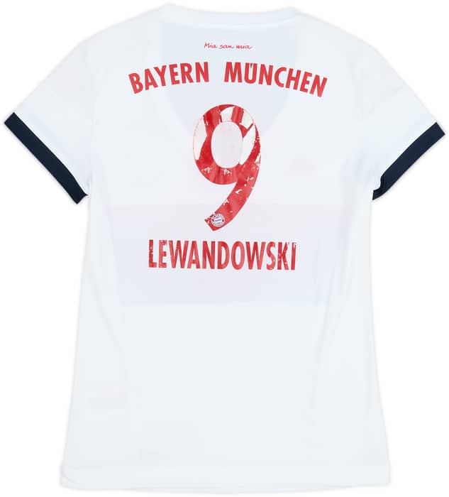2015-16 Bayern Munich Away Shirt Lewandowski #9 - 4/10 - (Women's S)