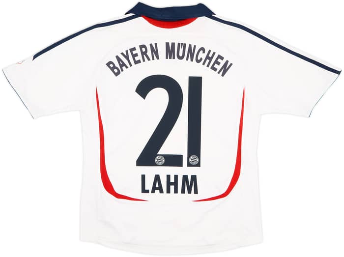 2006-07 Bayern Munich Away Shirt Lahm #21 - 6/10 - (L.Boys)