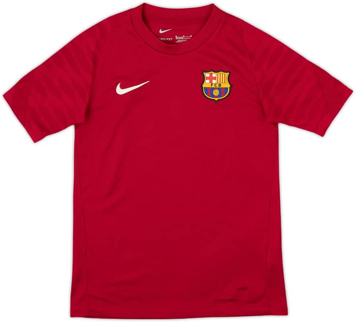 Camiseta Nike de entrenamiento del Barcelona 2021-22 - 8/10 - (M. Niños)