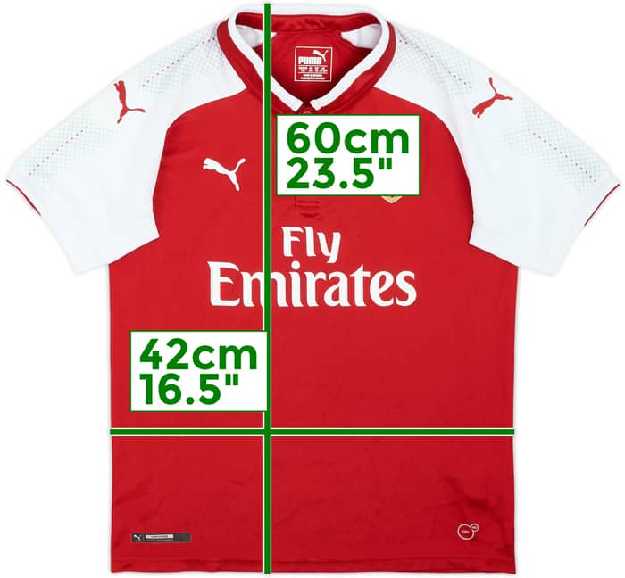 2017-18 Arsenal Home Shirt - 7/10 - (M.Boys)