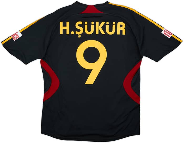 Camiseta de la tercera equipación del Galatasaray 2007-08 H.Sukur #9 - 6/10 - (L)