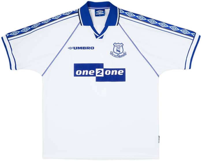 1998-99 Everton Away Shirt Ferguson #9 - 6/10 - (XL)