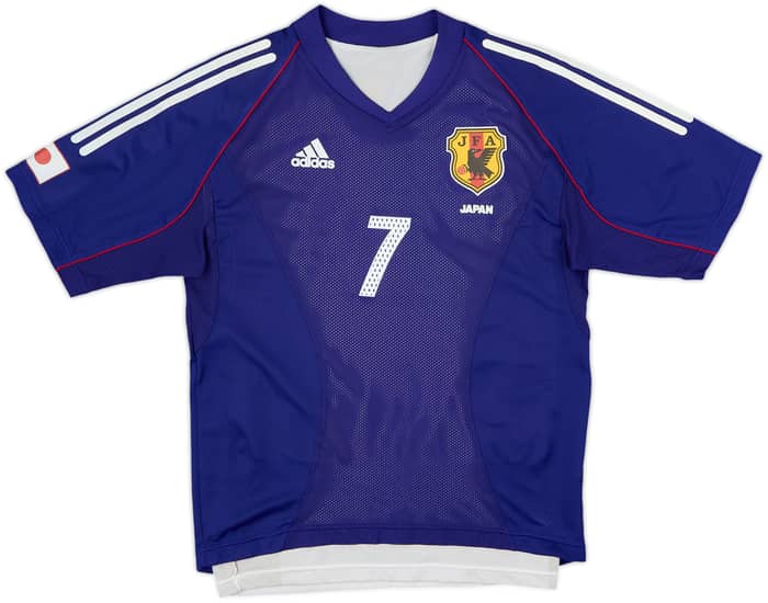 Camiseta de local de Japón 2002-04 versión jugador Nakata #7 - 6/10 - (M)