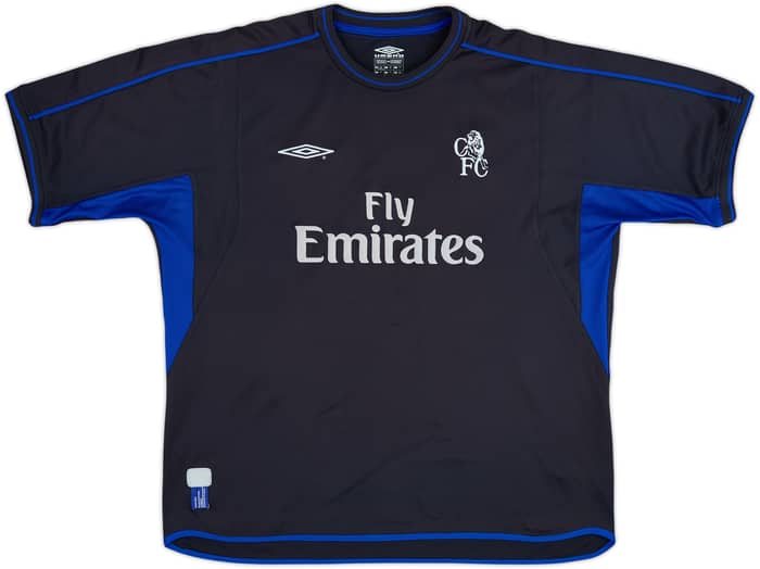 2002-04 Chelsea Away Shirt Zola #25 - 7/10 - (XXL)