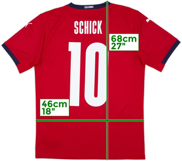 Camiseta de local de la República Checa 2020-21 Schick #10 - 9/10 - (S)