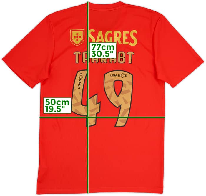2020-21 Benfica Maillot domicile Taarabt #49 - 9/10 - (M)