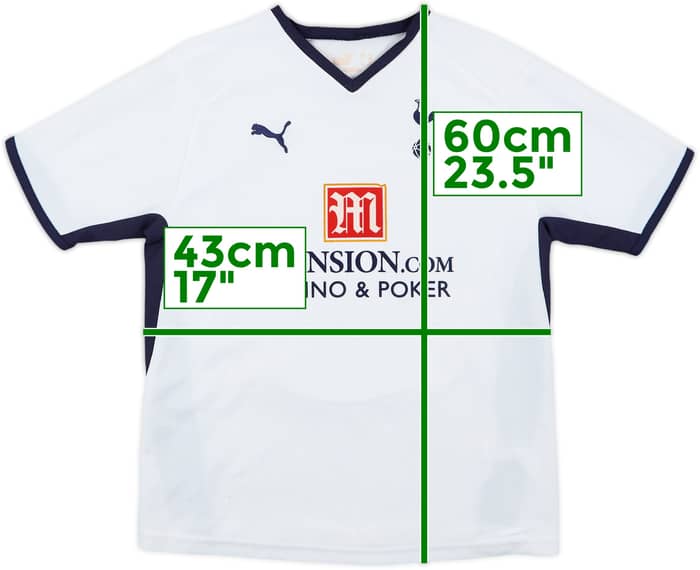 2008-09 Tottenham Home Shirt - 6/10 - (13-14 Years)