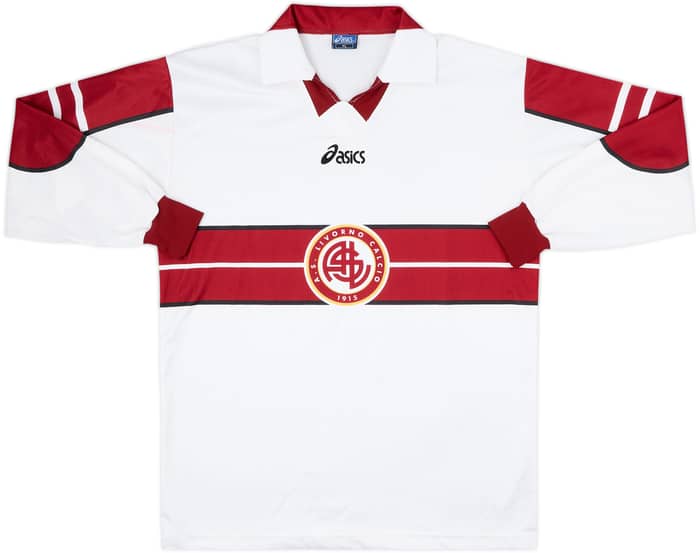 1998-99 Livorno Away L/S Shirt #10 - 7/10 - (XL)