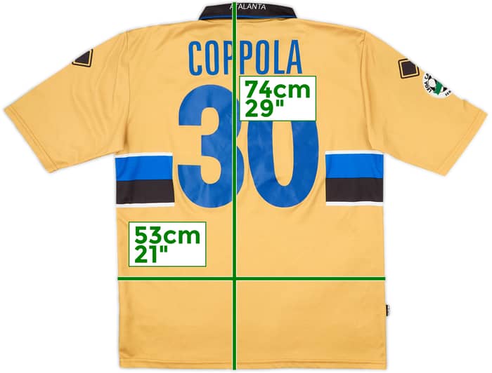 2007-08 Atalanta Match Issue GK S/S Shirt Coppola #30
