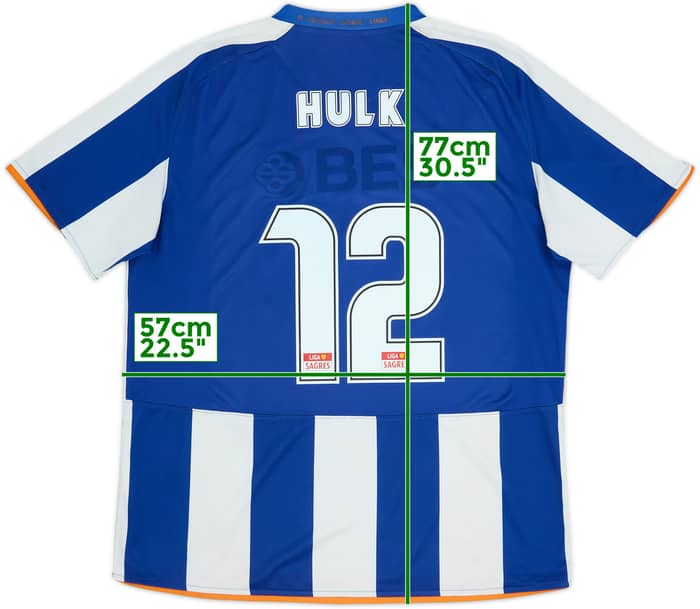 Camiseta de local del Porto 2008-09 Hulk #12 - 4/10 - (L)