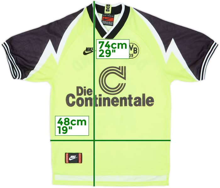 1995-96 Borussia Dortmund Home Shirt #18 - 8/10 - (S)