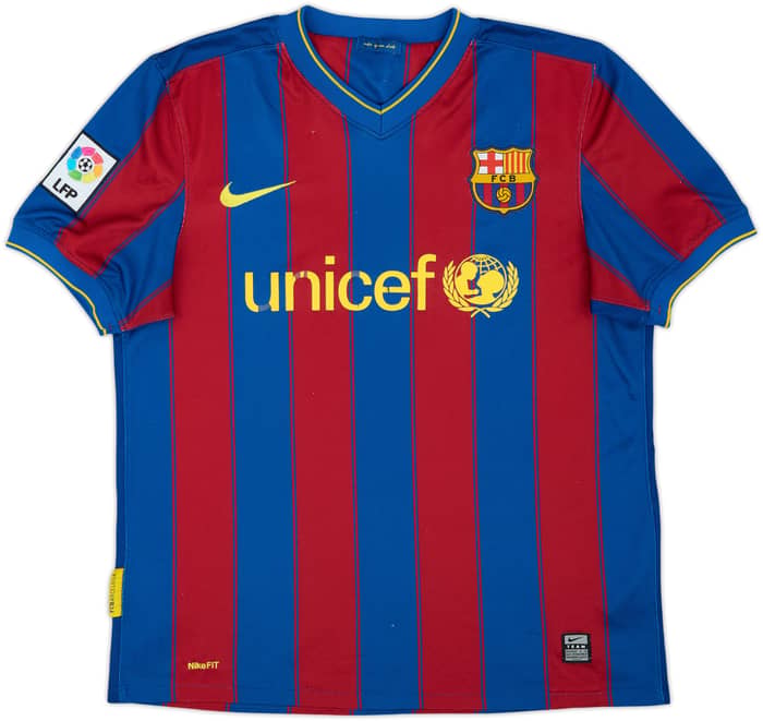 2009-10 Barcelona Home Shirt - 5/10 - (M)