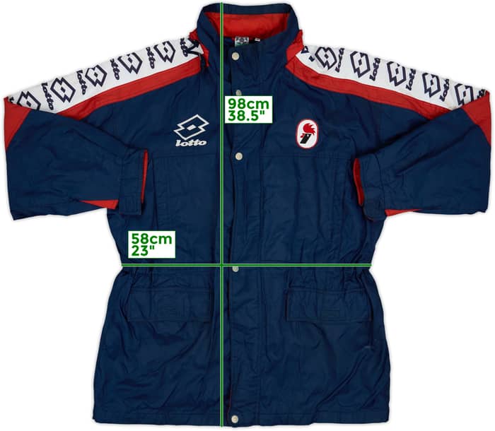 1999-00 Bari Lotto Padded Bench Coat - 4/10 - (XL)